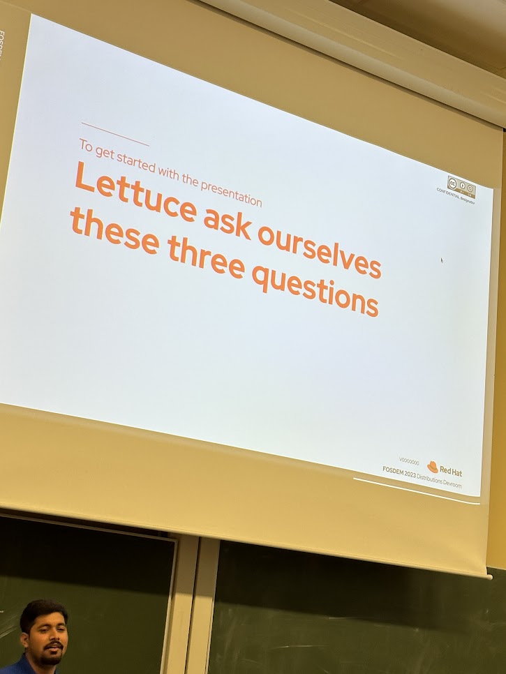 Lettuce ask some questions...