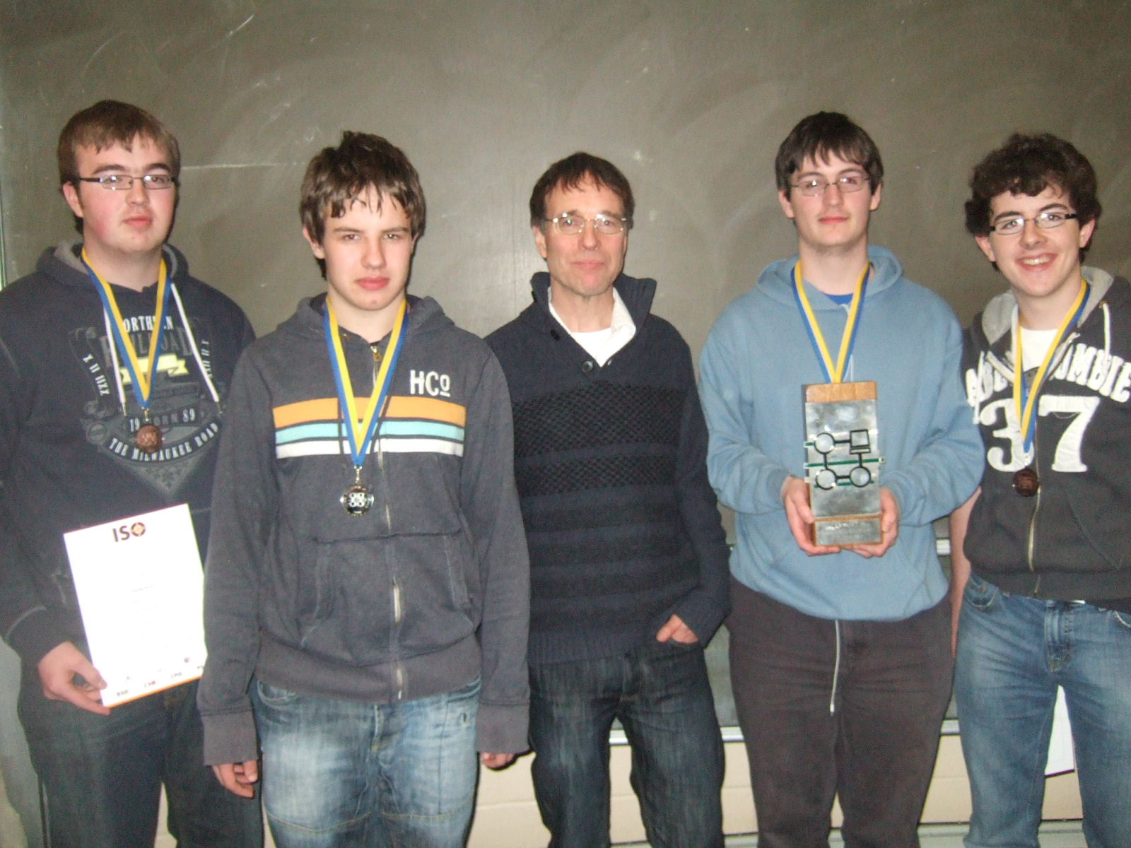 Charlie Daly with Medal Winners