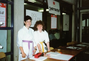 Yvonne, Aisling – DCU Freshers’ Day 1989