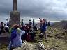 Lunchtime at the cross