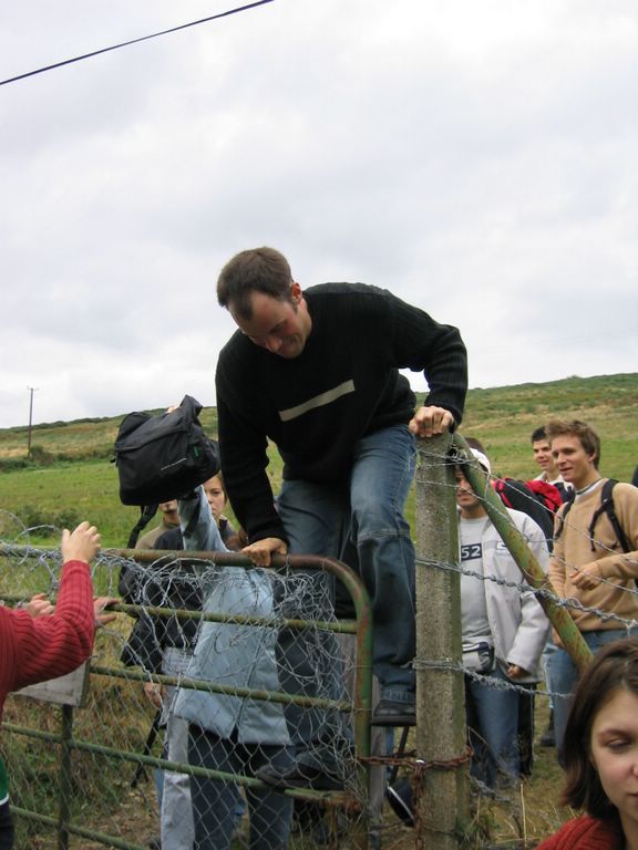Hopping the Gate.