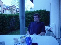 Andy relaxing on the terrace