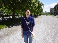 Aoife in the English gardens