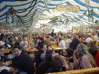 The beer tent