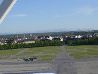 View of where the Oktoberfest takes place