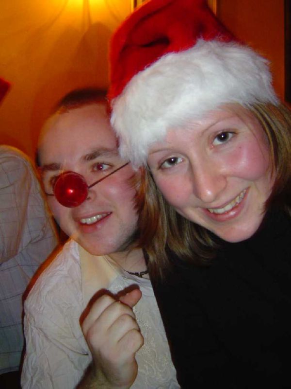 Christina and some weirdo!!