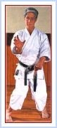 Nishiyama Sensei demonstrating sanchin-dachi.