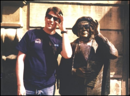 Me with shades in Stockholm