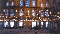 Blue Mosque Lighting