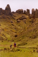 Andean Mother And Daughter