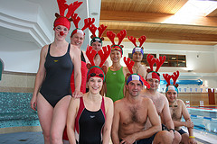 Santa Swim Picture